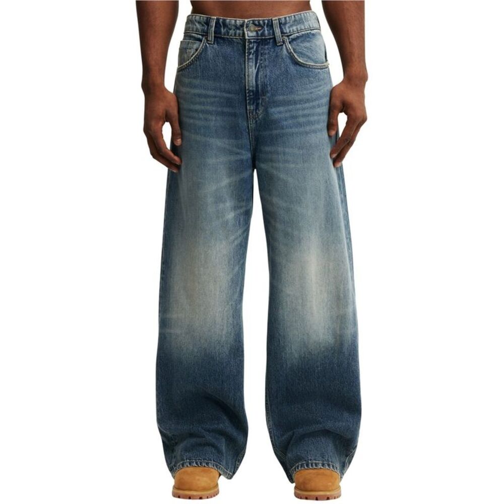 Cotton On Mens Super Baggy Loose Wide Leg Jeans, NWT